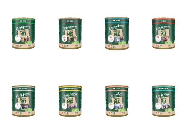 6 x Christopherus Fleisch-Mix 800g
